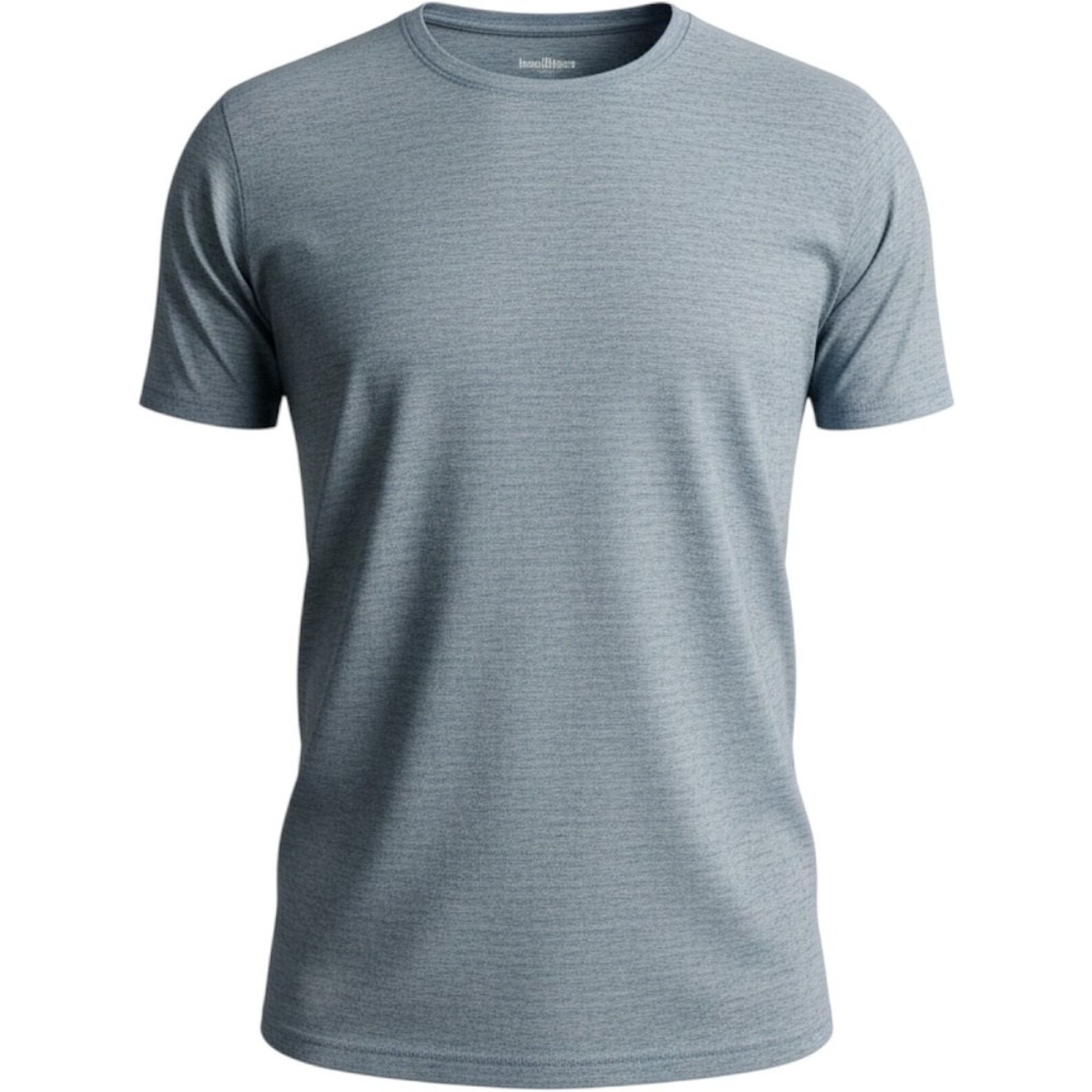 Goodfellow‎ & Co T-Shirt Mens L Blue Heathered Short Sleeve Crew Neck Tee